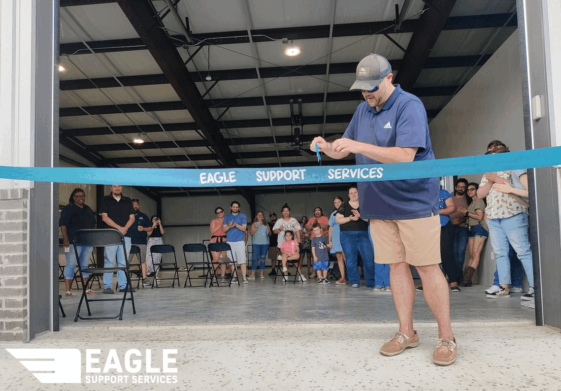 Eagle Support Services - Warehouse Grand Opening - Ribbon Cutting