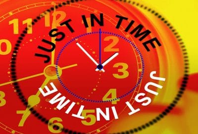 just in time